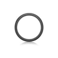 thumbnail image 5 of Men's Black Zirconium 6 MM Flat Edge Ring for Men - Size 8.5, 5 of 8
