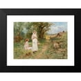 thumbnail image 2 of Henry John Yeend King 14x11 Black Modern Framed Museum Art Print Titled - Two Blackberry Gatherers, 2 of 5