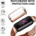 thumbnail image 1 of Compatible con correa de reloj Fitbit Luxe, elegante correa de piel de, 1 of 2