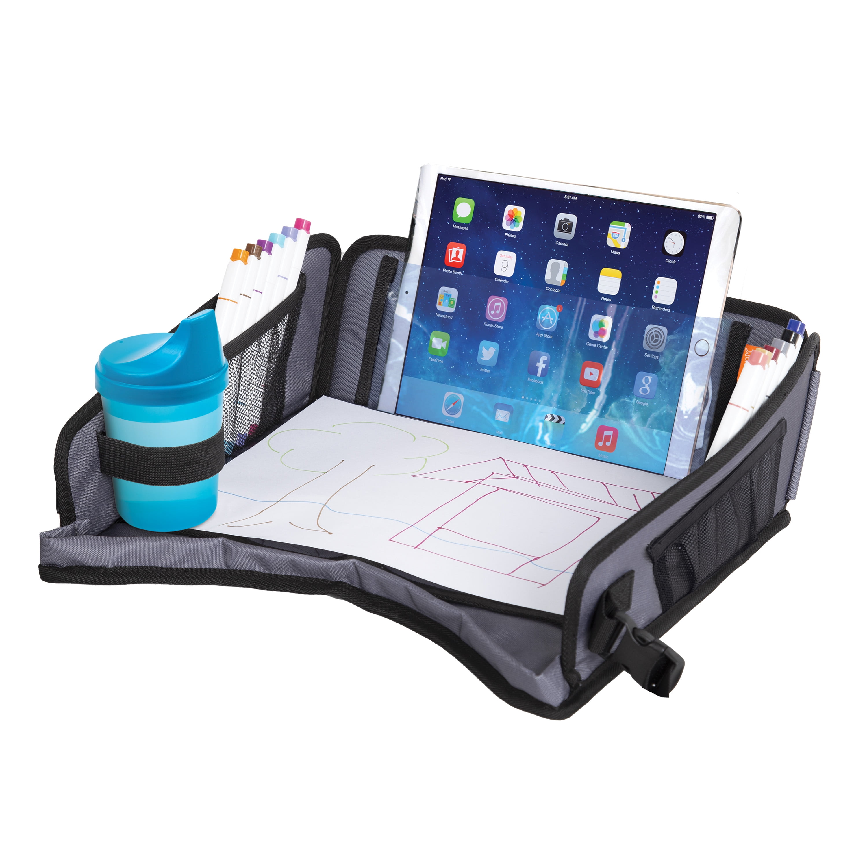 Kids Travel Activity Tray with Tablet Laptop Holder (NEW) - baby & kid  stuff - by owner - household sale - craigslist