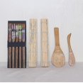 thumbnail image 5 of Set Of Sushi Tools Kit Grinder, Aae Rice Mold, Rice Spoon Bamboo Ain, Bamboo Chop, Rice Spoon (1set (9pcs)), 5 of 5