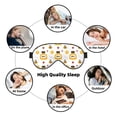 thumbnail image 7 of Naloa Bees and Flowers Print Sleep Mask for Sleeper, Light Blocking Sleeping Eye Mask for Women Men, Eye Shade with Adjustable Strap for Travel, Nap,Meditation, 7 of 7