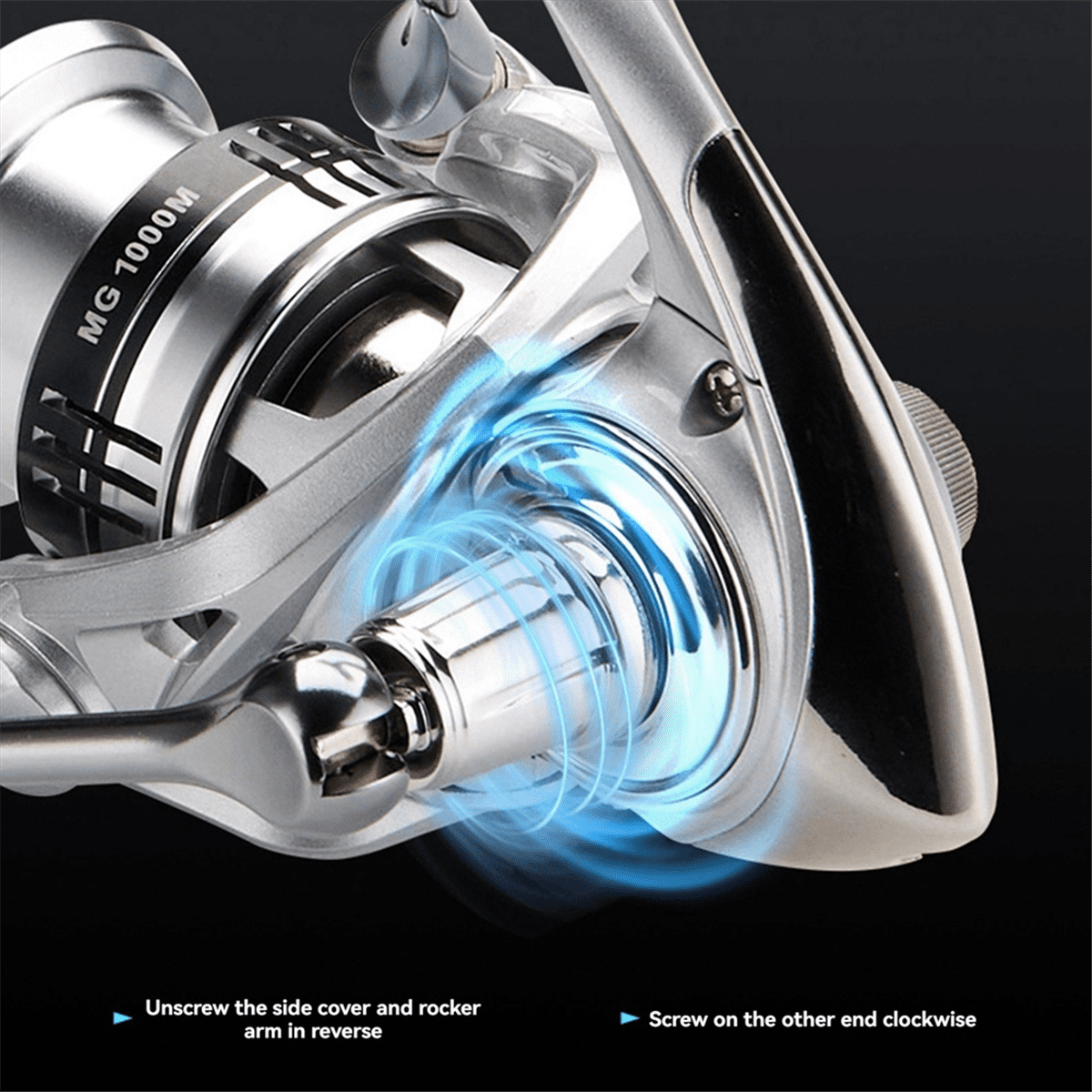 HOT MG LuYa Fang Wheel -Free Fishing Reel Sea Pole Special MG3000