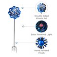 thumbnail image 3 of Teamson Home Outdoor Solar Kinetic Windmill Spinner, Blue, 3 of 5