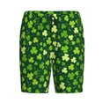 thumbnail image 4 of Wukai Happy St. Patrick's day Men’s Short Pajama Pants With Pockets Soft Sleep Pj Shorts for Men-Medium, 4 of 6