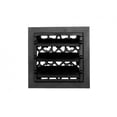 thumbnail image 4 of Black Floor Air Vent Heat Register w/Louver Heavy Cast Aluminum Vintage Victorian Rustic Upscale Design Decor Duct 8" x 8" Floor Vent Grille Registers Renovators Supply, 4 of 11