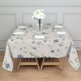thumbnail image 3 of Pioneer Flower Floral Print Pattern Square Tablecloth,Waterproof Square Table Cover,Wipeable Spillproof Washable Table Cover for Home Kitchen Party Decor 42"X42"(107x107cm), 3 of 6