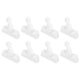 thumbnail image 1 of Miangastore Window Buckle Lock Anti-Theft Lock T Shaped Lock White Plastic 8 Sets/48pcs, 1 of 9