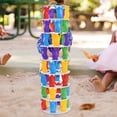 thumbnail image 4 of Juguete de juego de equilibrio de bloques de construcción de juego de torre de plástico, 4 of 9