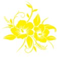 thumbnail image 1 of Etiqueta Engomada Del Patrón De Flores Vivid Car-Window Paster Modificación Única Paster Etiqueta Engomada Universal Del Vehículo Para La Decoración De La Ventana Del Coche Moyic VI009246-04, 1 of 5
