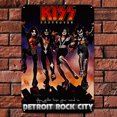 thumbnail image 3 of Placa de Metal Vintage de hierro, banda KISS, pintura Rectangular, decoración del hogar de pared, 20x30cm, 3 of 9