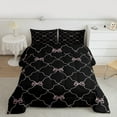 thumbnail image 2 of Castle Fairy Full Size 3-Piece Bow Plaid Comforter Set, 2 of 8