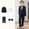 thumbnail image 7 of JTieaclothes Elegant Boys For Sparkling Solid With Dress Pants London Style For Performances Pages And Rehearsals,Boys Outfit Sets Sizes 9-10 Years, 7 of 7