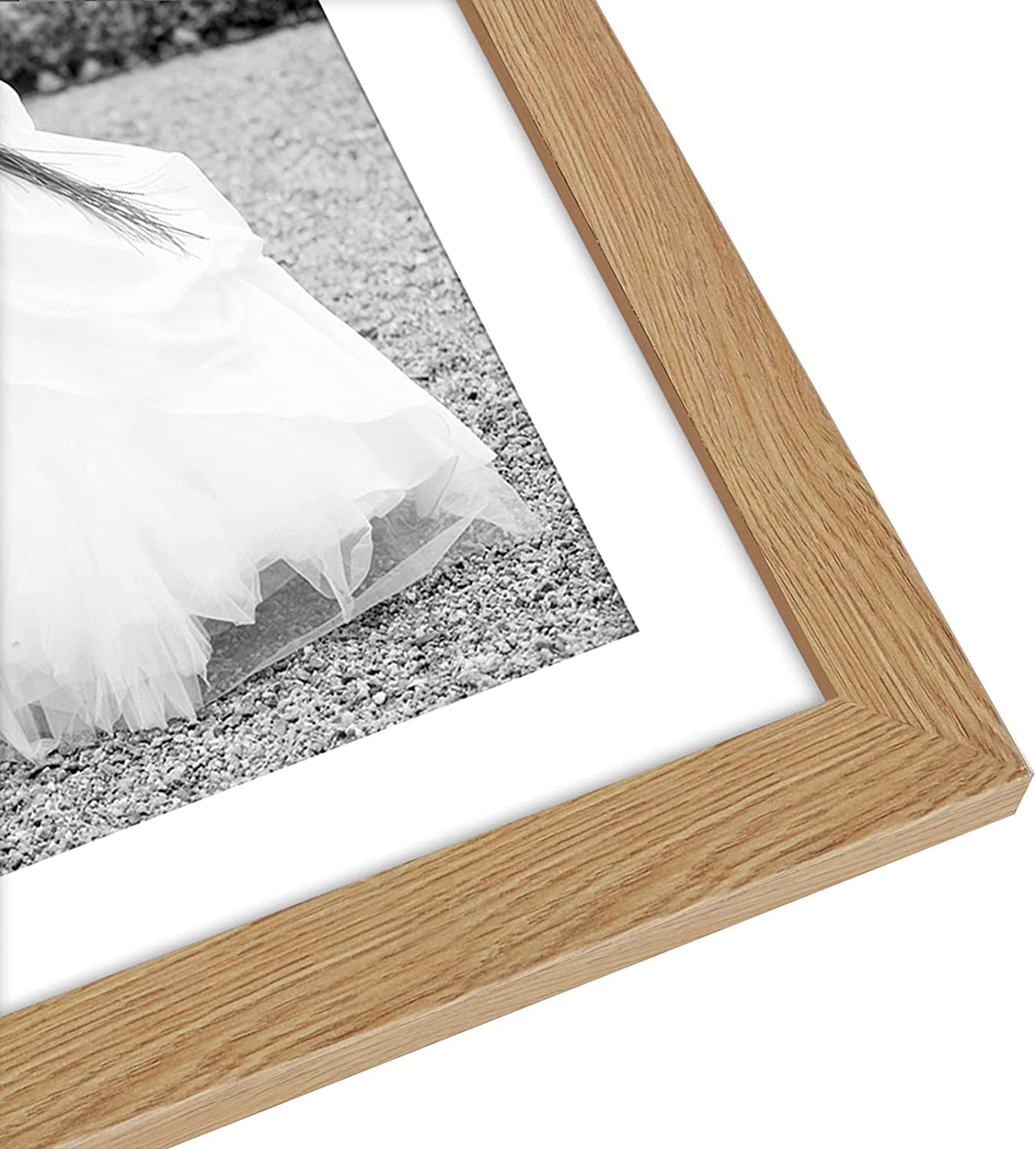 Americanflat 11x14 Picture Frame with Mat for 8x10, Oak, 2 Pack - ShopStyle