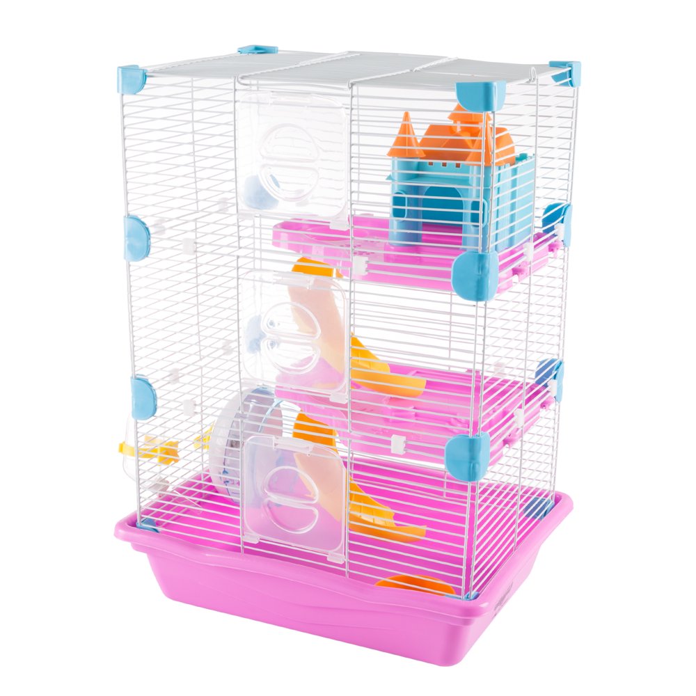 PetMaker 3 Story Hamster Cage Habitat with Accessories