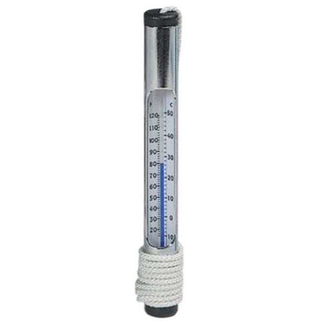130 Chrome Brass Tube Thermometer with Blown Glass Tube Secured In Brass Tubing Walmart Canada