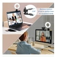 thumbnail image 4 of Kit de iluminación para videoconferencia, anillo de luz para monitor con clip, para trabajo remoto, llamada de aprendizaje a distancia, 4 of 5
