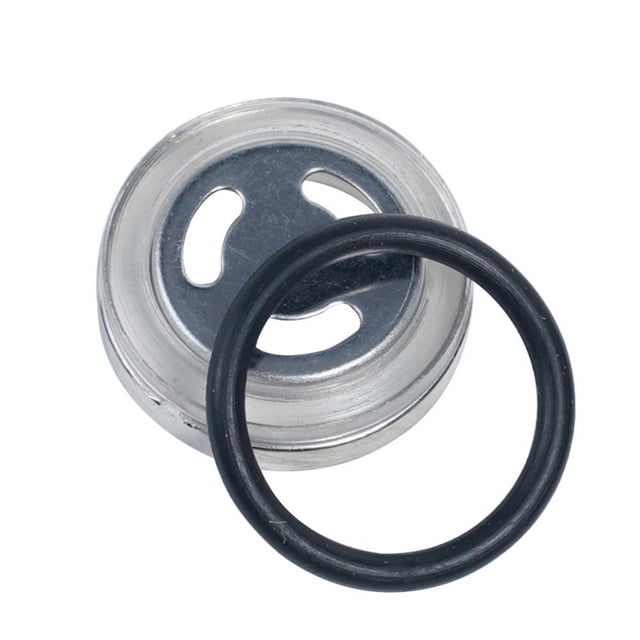 Motorcycle 18mm Brake Master Cylinder Sight Glass Reservoir with Rubber Gasket, Fluid Window Replacement, Durable Brake Reservoir Component, Universal Fit, Repair Part