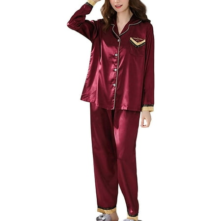 toon dak Veel Ensemble de pyjama long en coton léger 2 pièces pour femme | Walmart Canada