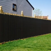 6' x 50' Privacy Screen Fence, Heavy Duty Fence Privacy Screen Outdoor, Black