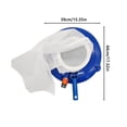 thumbnail image 3 of Home Cleaning Tool Swimming Pool Cleaner Suction Head Pool Leaf Vacuum Cleaning Tool with Brush White, 3 of 8