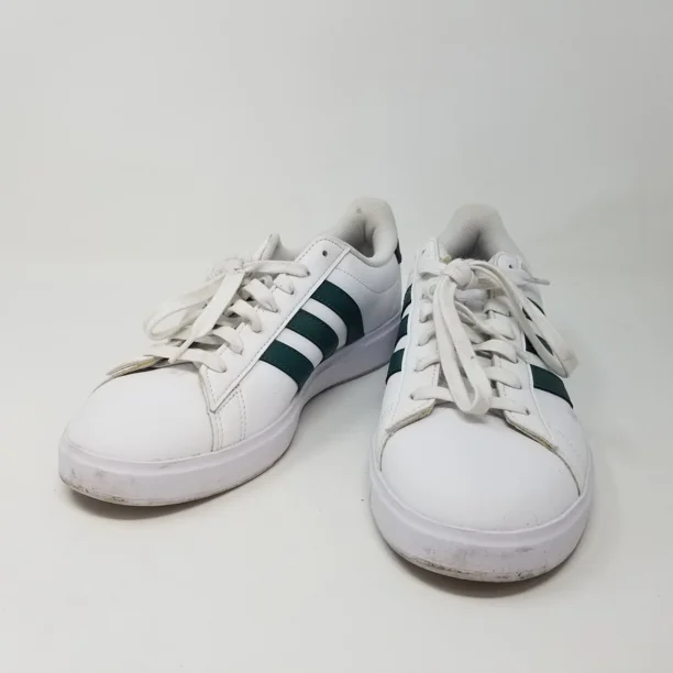 Ad-id-as Grand Court Shoes Men's 7.5 White/Green ID4465 Cloudfoam Comfort