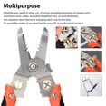 thumbnail image 6 of Special Wire Stripper for Electrician, 6 in 1 Multifunction Wire Pliers Tool for Electric Cable Stripping Cutting Cable Stripper and Crimping, 6 of 11