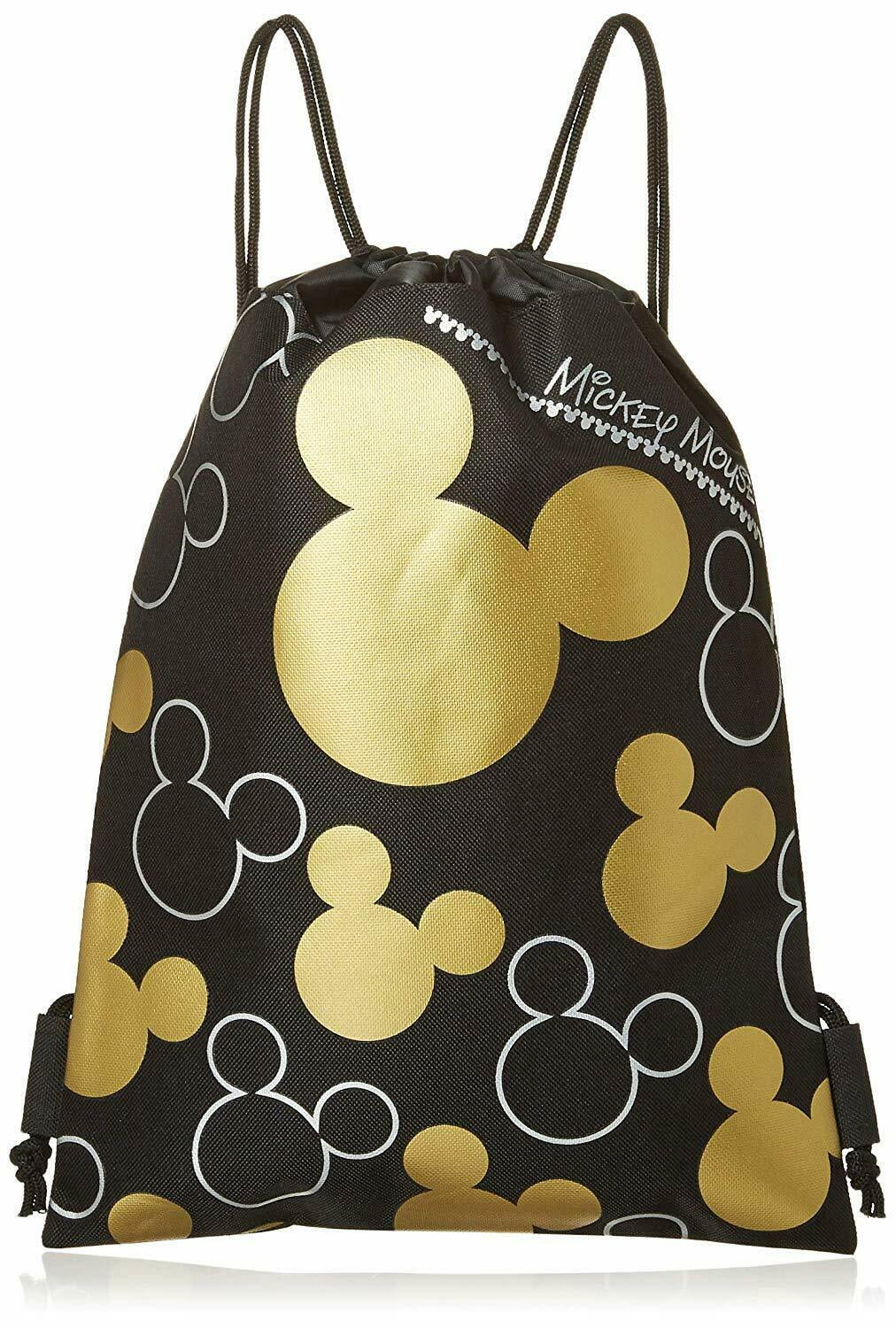 Disney Mickey Mouse Drawstring Backpack Gold