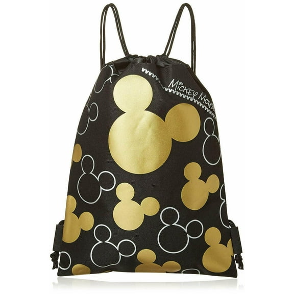 Disney Mickey Mouse Drawstring Backpack Gold