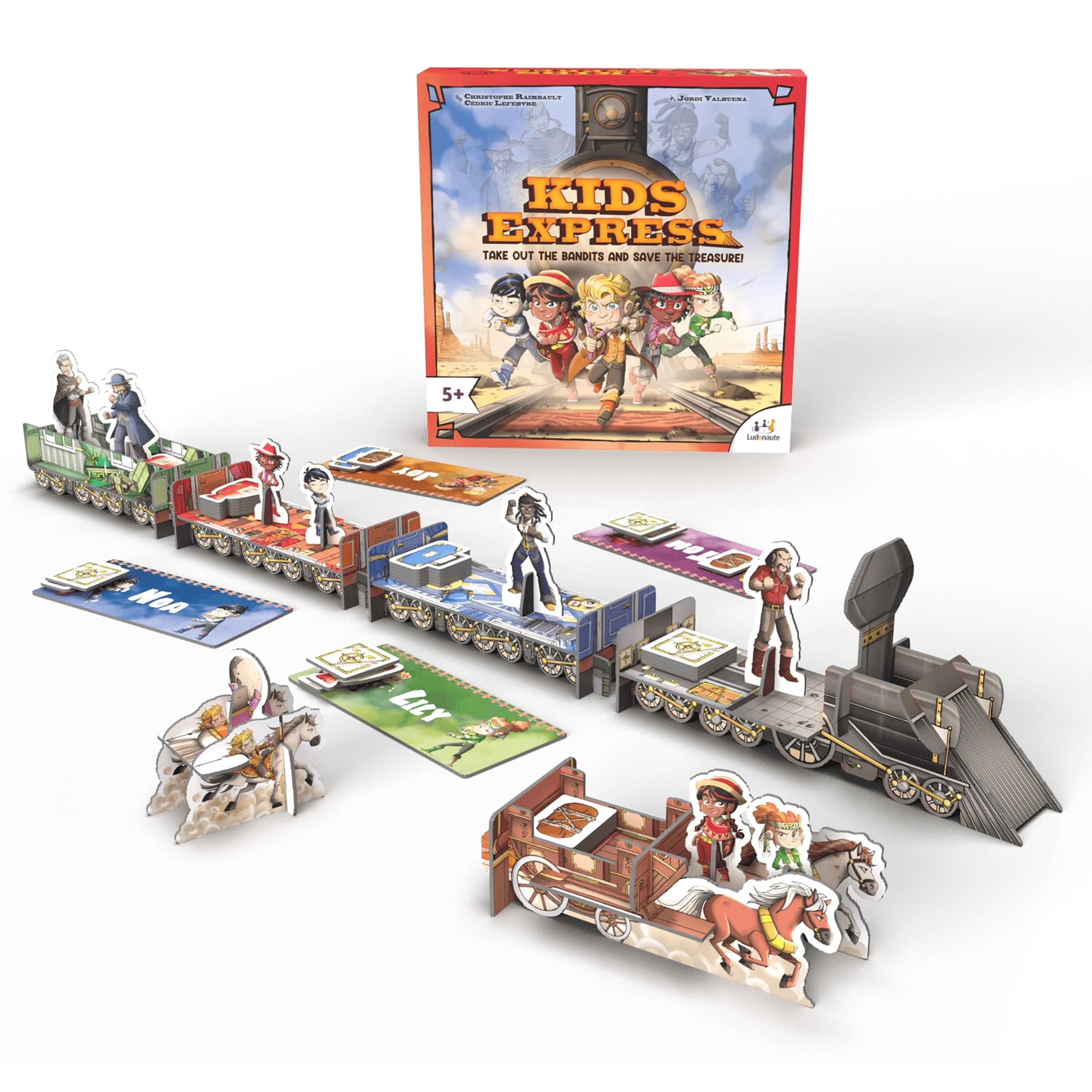 Kids Express Cooperative Board Game, 1-4 Players