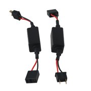 2pcs H7 Headlight LED Canbus Decoder Canceller Error Free Resistor Anti Flicker Warning Canceller Decoder Car Lights