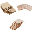 thumbnail image 1 of segolike 30 Pieces 3 Sizes (50mm,60mm,80mm) Square MDF Unfinished Wood Pieces Blank Plaque For DIY Craft Pyrography Projects Games Scrapbooking Building Model, 1 of 9