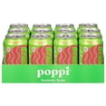 thumbnail image 3 of (12 pack) poppi Watermelon Prebiotic Soda, 12 fl oz, 1 Pack Can, 3 of 9