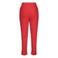 thumbnail image 5 of Kiplyki Womens Plus Size Capris Clearance Women's Fashionable Slim Fitting Color Pants, 5 of 6