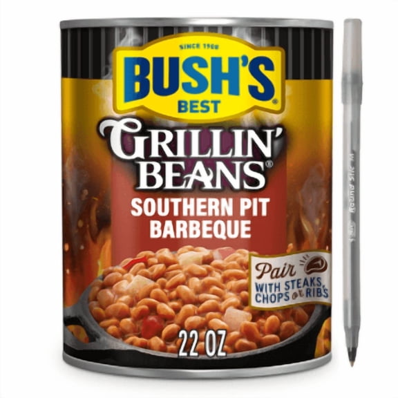 Bush's Southern Pit Barbecue Grillin' Beans 22 oz