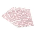 thumbnail image 1 of Unique Bargains Vinyle Auto-Adhésif Numéro de Lettre Autocollant Kit, Rose 126 Pièce 10 Feuilles, 1 of 5