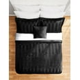thumbnail image 5 of Mainstays 10 Piece Black Satin Pleat Bed in a Bag Comforter Set with Sheets, King, 5 of 8