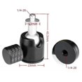 thumbnail image 4 of Universal Mini Tripod Ball Head 1/4-20 Base Adapter Degree for Interface Stabilizer for Camera, 4 of 5