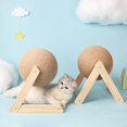 thumbnail image 4 of Cat Scratching Ball Toy Kitten Sisal Rope Ball Board Grinding Paws Toys Cats Scratcher Wear Resistant Paws Scraper Toys For Cats, 4 of 5