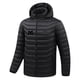 thumbnail image 1 of Ceisia Men's Hooded Zipper Closure Solid Color Gift Casual Style Outerwear - Nylon-Spandex for Daily & Outdoor Wear, 1 of 8