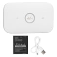 thumbnail image 1 of 4G LTE 300Mbps Mobile Hotspot, Portable Wi-Fi Device, Wireless Pocket Router, Support 10 Users, with SIM Card Slot, for Travel, White, 1 of 4