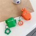 thumbnail image 4 of Divertida funda de silicona compatible con Apple Airpods 1 y 2 [Patrón 3D de frutas y verduras] [Los mejores regalos para niñas y niños] (Cactus), 4 of 5