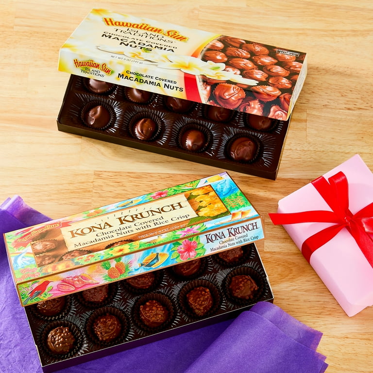 Hawaiian Hawaiian Sun Products Chocolate Covered Dark Macadamia Nuts
