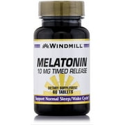 Windmill Melatonin 10 mg Timed Release Tablets 60 Tablets (Pack of 3)