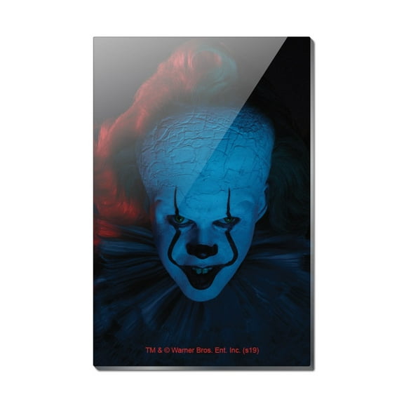 IT: Chapter 2 Blue Pennywise Rectangle Acrylic Fridge Refrigerator Magnet