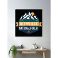 thumbnail image 2 of Bienville National Forest Poster Wall Art, Modern Wall Decor, 24x24 UNFRAMED, 2 of 3