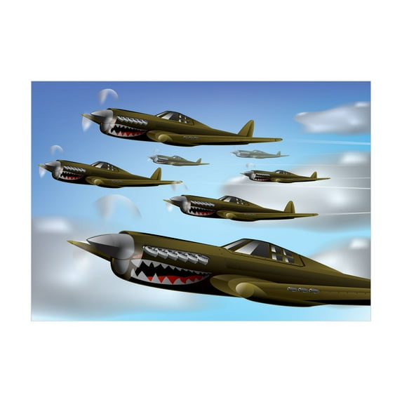 Ambesonne Airplane Jigsaw Puzzle, Aircrafts up in Air, Heirloom-Quality Fun Activity for Family Durable Cardboard, 1000 pcs, Blue Green Grey