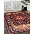 thumbnail image 2 of Ahgly Company Indoor Rectangle Traditional Rust Pink Persian Area Rugs, Swatch Sample, 2 of 6