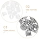 thumbnail image 5 of OULII 24Jgo Kit De Conectores Para Muebles Con Cam Locks Y Sujetadores, 5 of 6