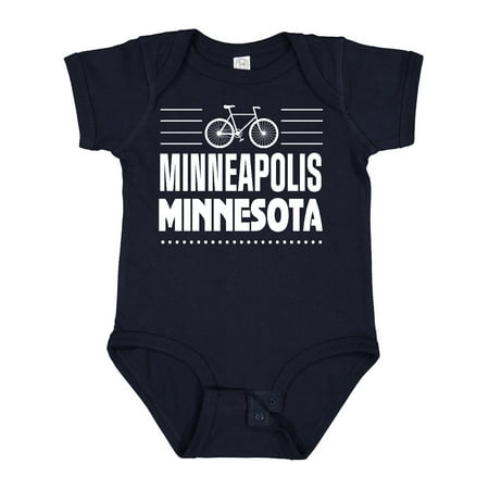 

Inktastic Minneapolis Minnesota Biking Gift Baby Boy or Baby Girl Bodysuit